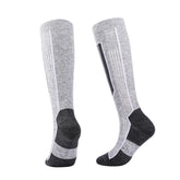 Knee High Merino Wool Ski Hiking Socks | Bold Colorblock